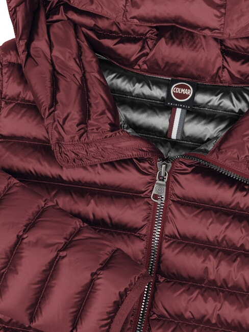 DELUXE Doudoune ajust&eacute;e &agrave; capuche brune fonc&eacute;e - Doudounes femme