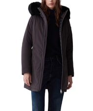 COLMAR PURENESS Veste longue matelass&eacute;e &agrave; capuche noir - Doudounes femme - 3