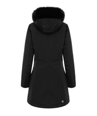 COLMAR PURENESS Veste longue matelass&eacute;e &agrave; capuche noir - Doudounes femme - 5