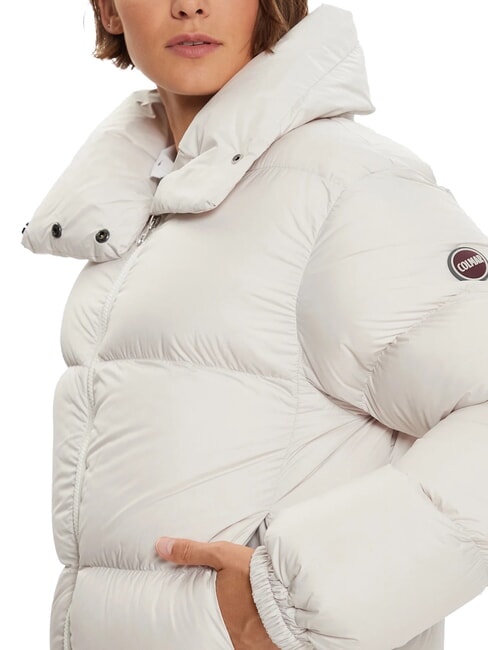 CAPTION Doudoune courte &agrave; capuche encens - Doudounes femme