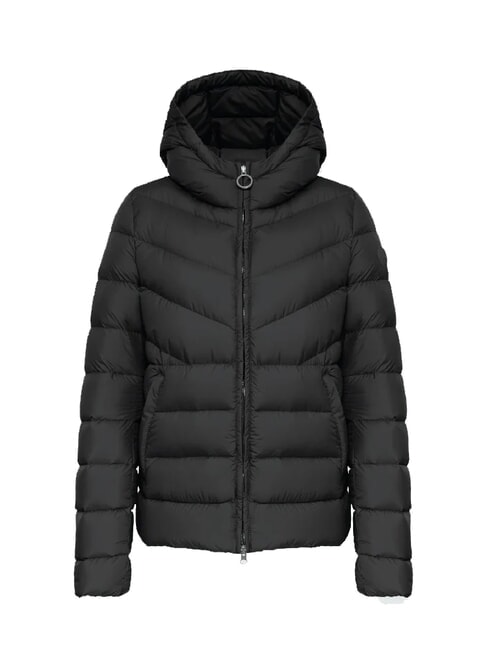 CAPTION Doudoune courte &agrave; capuche noir - Doudounes femme