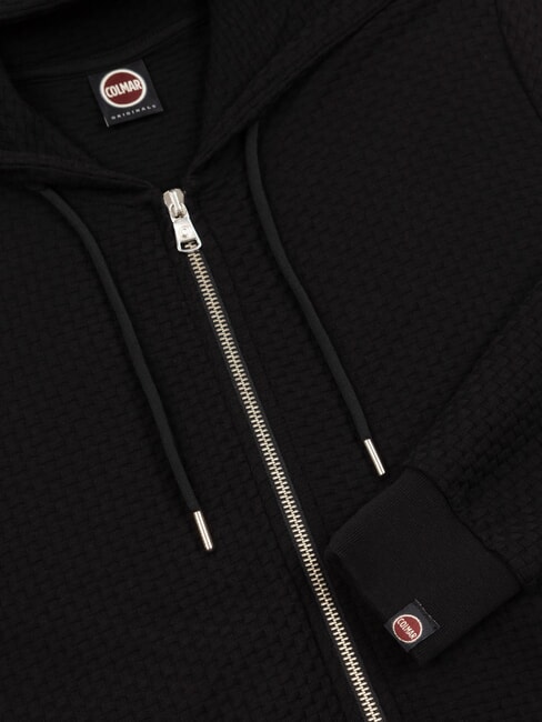 WRAP Sweat à capuche entièrement zippé noir - Sweat-shirts pour femmes