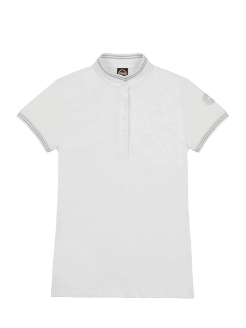 MONDAY Polo à manches courtes en piqué extensible blanc - chemise polo
