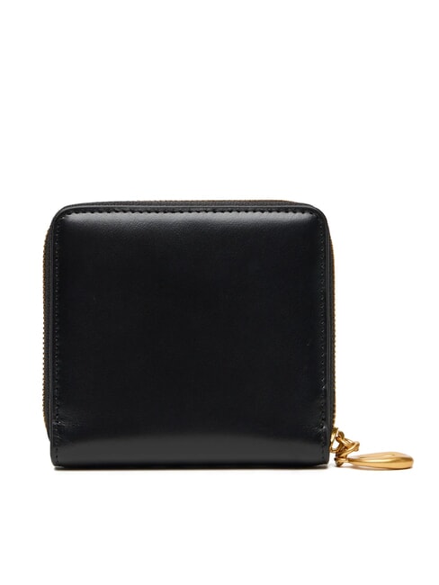 ENGRAVED  Petit portefeuille en cuir sur noir - Portefeuilles Femme