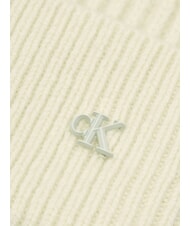 CALVIN KLEIN MONOGRAM HARDWARE  Capuchon lys blanc - Bonnets - 3