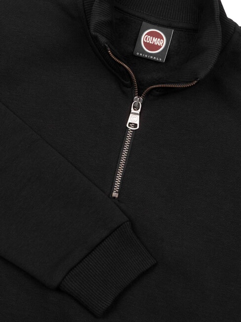 MODISH KIDS Sweat-shirt à col montant et demi-zip noir - Bébé Sweat