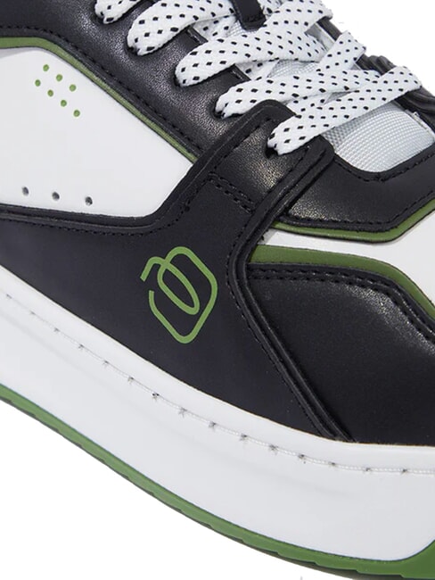 URBAN  Baskets noir/blanc/vert - Chaussures Homme