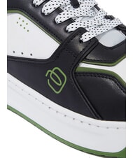 PIQUADRO URBAN  Baskets noir/blanc/vert - Chaussures Homme - 3