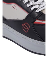 PIQUADRO URBAN  Baskets noir/gris/rouge - Chaussures Homme - 3