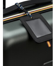 KWAY EUDOXIE LOGO Chariot à bagages à main vert noirâtre - Valises cabine - 4