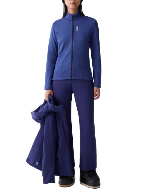 SCI FACETIME Sweat-shirt thermique avec demi-zip marines - Sweat-shirts pour femmes