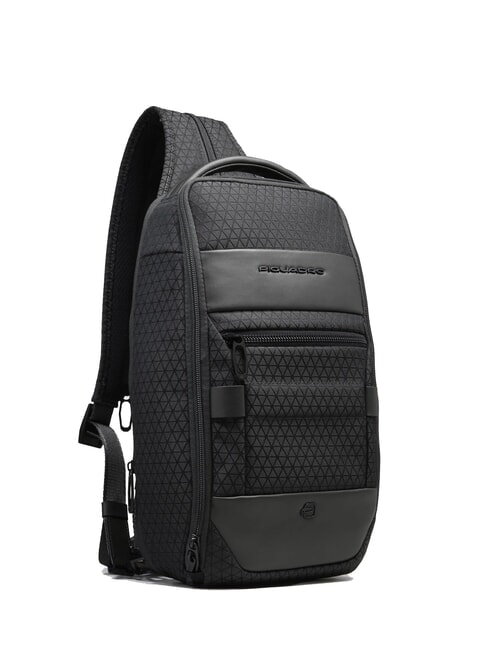 HEXAGON Sac &agrave; dos &agrave; une &eacute;paule Noir - Sacs &agrave; dos pour ordinateur portable