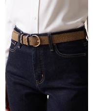 BORBONESE GRAFFITI Ceinture à clous op naturel / noir - Ceintures - 3