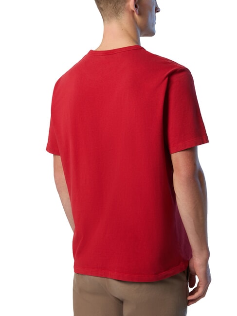 PRINT T-shirt en coton lave rouge - T-shirt