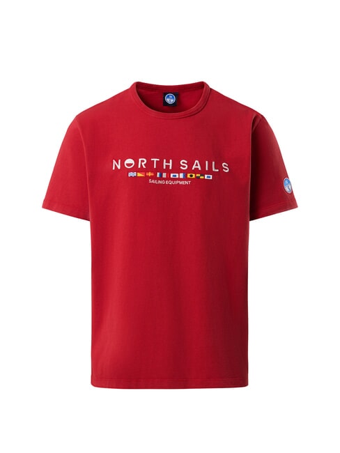 PRINT T-shirt en coton lave rouge - T-shirt