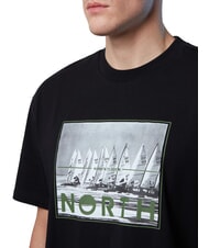 NORTH SAILS GRAPHIC T-shirt en coton noir - T-shirt - 3