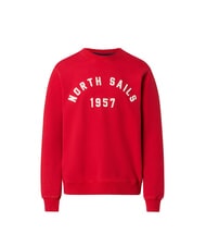 NORTH SAILS GRAPHIC Sweat-shirt en coton rouge - Pulls molletonnés - 4