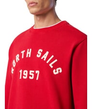 NORTH SAILS GRAPHIC Sweat-shirt en coton rouge - Pulls molletonnés - 3
