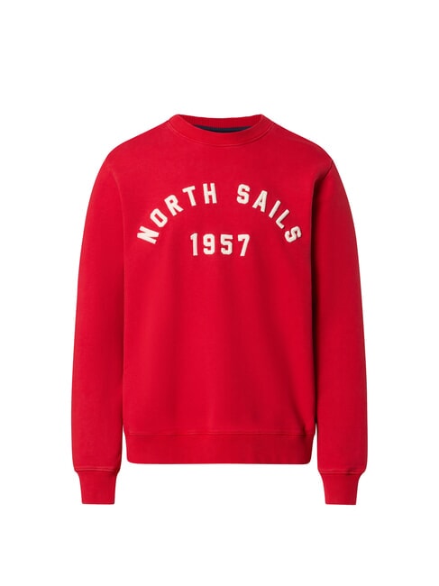 GRAPHIC Sweat-shirt en coton rouge - Pulls molletonnés
