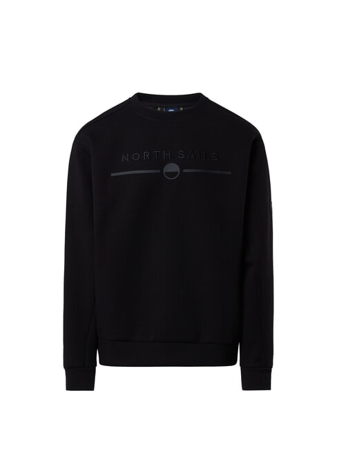 EMBROIDERY Sweat-shirt noir - Pulls molletonnés