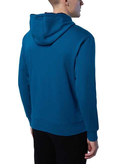 LOGO Sweat &agrave; capuche enti&egrave;rement zipp&eacute; vert d'eau - Pulls molletonn&eacute;s