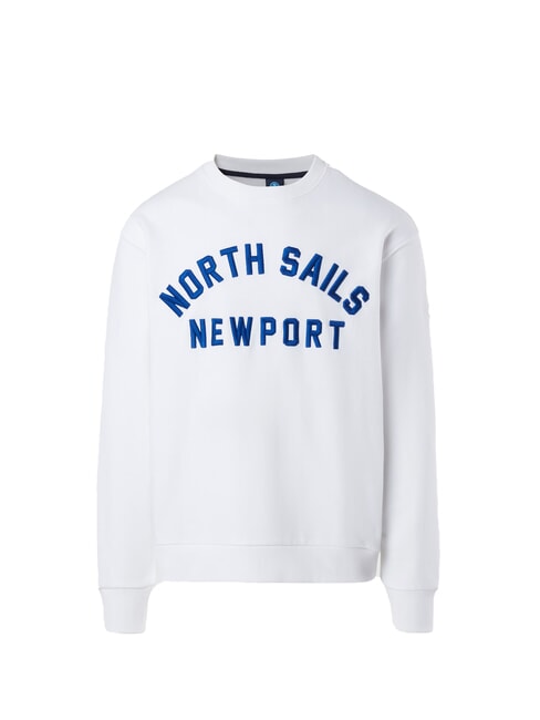 NEWPORT Sweat-shirt en coton blanc - Pulls molletonnés