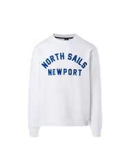 NORTH SAILS NEWPORT Sweat-shirt en coton blanc - Pulls molletonnés - 4