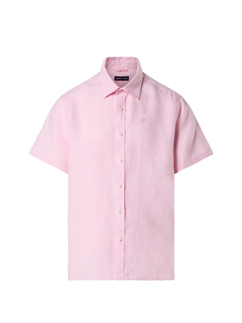 N/S chemise en lin plume de flamant - Chemises pour hommes