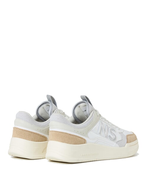 JETTY NUANCE Baskets blanc-sable-argenté - Chaussures Femme