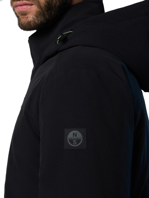 VARBERG Veste à capuche noir - Vestes pour hommes