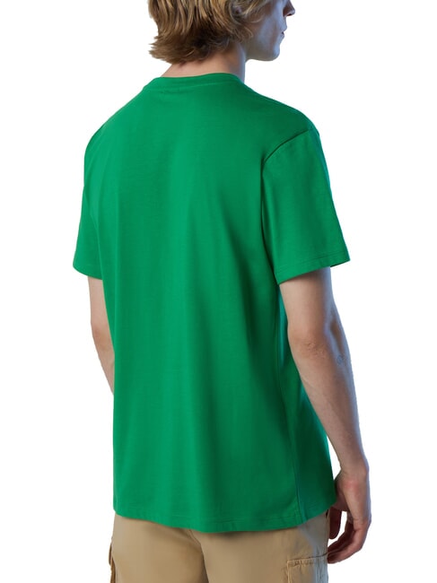 NEWPORT T-shirt en coton avec logo en forme d'arche abeille verte - T-shirt