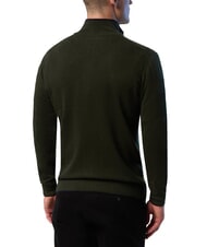 NORTH SAILS N|S Pull col roul&eacute; demi-zip vert for&ecirc;t - Pulls pour hommes - 2