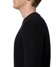 NORTH SAILS N|S Pull col rond gaufré mélange gris foncé - Pulls pour hommes - 4