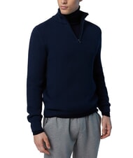 NORTH SAILS N|S Pull col roulé côtelé avec demi-zip bleu marine - Pulls pour hommes - 3