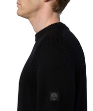 NORTH SAILS N|S Pull col rond en coton noir - Pulls pour hommes - 4