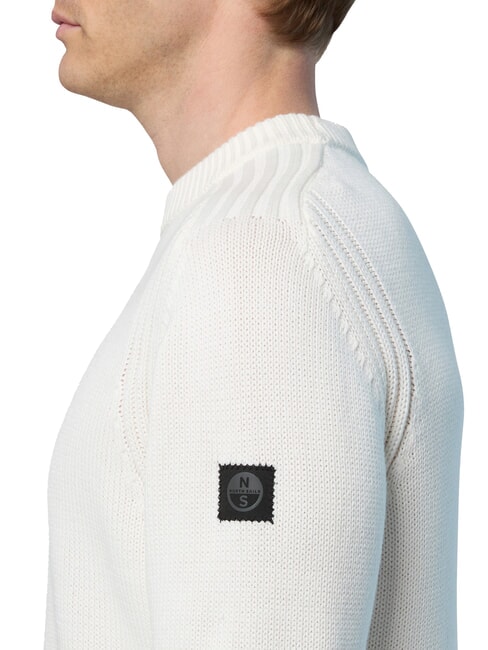 N|S Pull col rond en coton Guimauve - Pulls pour hommes