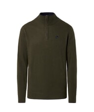 NORTH SAILS N|S Pull col roul&eacute; demi-zip vert for&ecirc;t - Pulls pour hommes - 4
