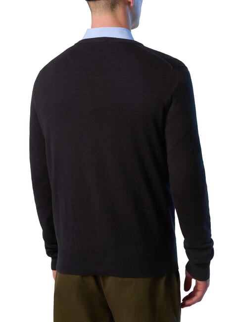 N|S Pull col V noir - Pulls pour hommes