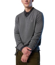 NORTH SAILS N|S Pull col V mélange gris moyen - Pulls pour hommes - 4