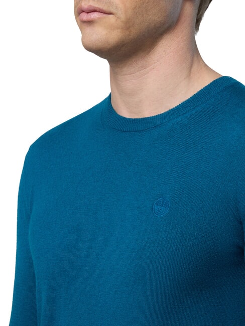 N|S Pull à col rond vert d'eau - Pulls pour hommes