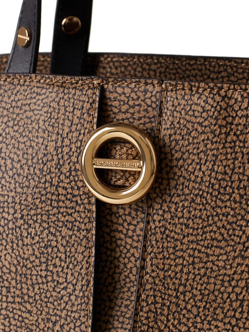 TULIP  Sac &agrave; main avec bandouli&egrave;re op naturel / noir - Sacs pour Femme