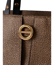 BORBONESE TULIP  Sac &agrave; main avec bandouli&egrave;re op naturel / noir - Sacs pour Femme - 4