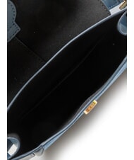 FURLA FLOW Petit sac en cuir avec bandoulière tons gris-bleu - Sacs pour Femme - 5