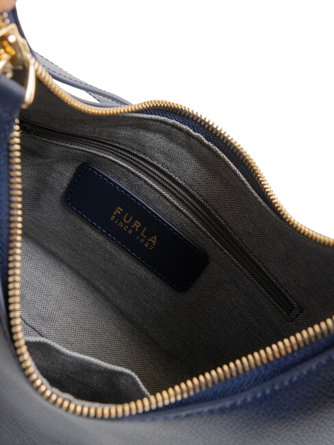 GOCCIA Sac bandoulière en cuir martelé bleu royal - Sacs pour Femme