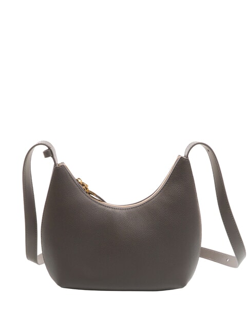 GOCCIA Sac bandoulière en cuir martelé gris urbain - Sacs pour Femme