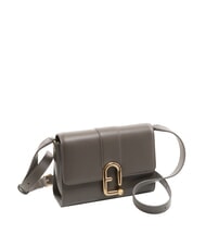 FURLA URBAN Petit sac à bandoulière en cuir gris urbain - Sacs pour Femme - 2