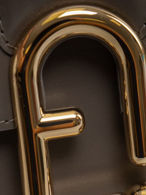 URBAN Petit sac à bandoulière en cuir gris urbain - Sacs pour Femme