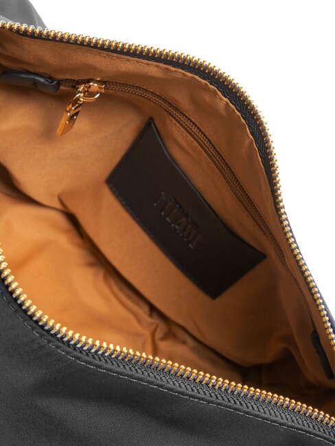 PUFFY NYLON Mini sac à bandoulière en forme de croissant Noir - Sacs pour Femme