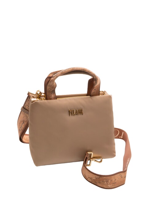 PUFFY NYLON Petit sac à main avec bandoulière grège - Sacs pour Femme