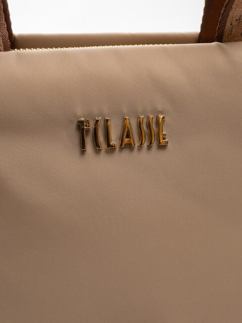 PUFFY NYLON Petit sac à main avec bandoulière grège - Sacs pour Femme